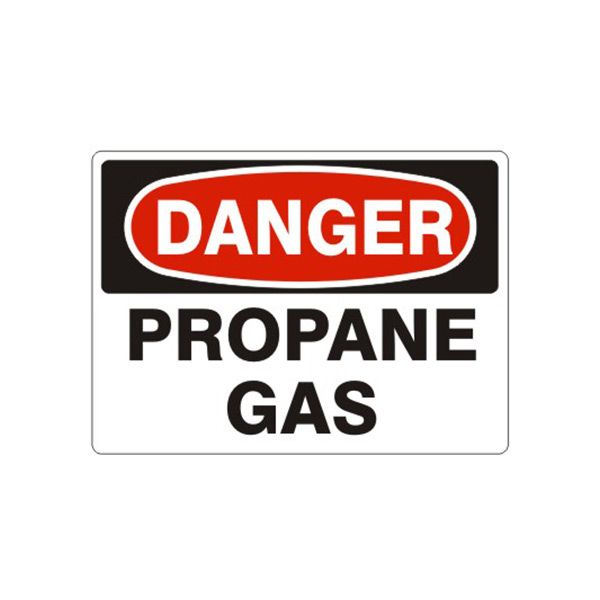 Danger: Propane Gas sign - D-601514