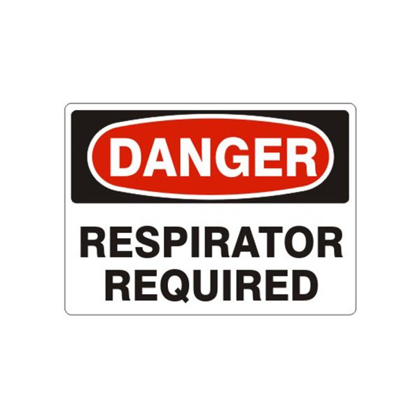 Danger: Respirator Required sign - D-660214