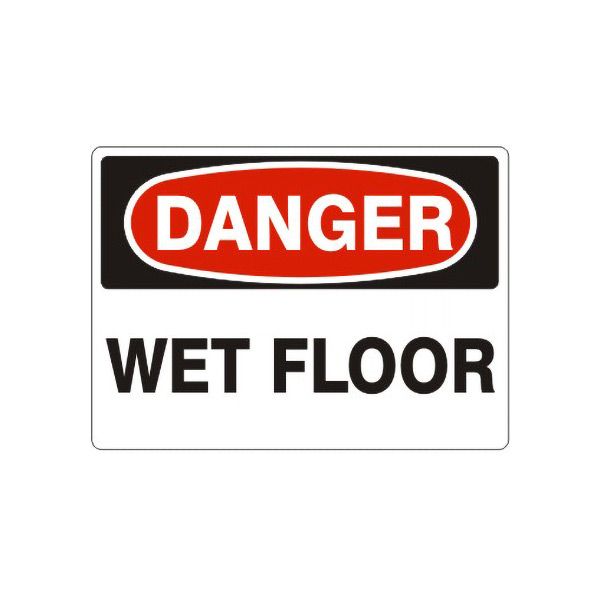Danger: Wet Floor sign - D-922114