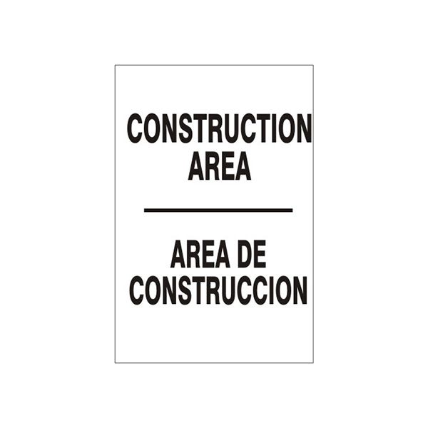 Construction Area Area De Construccion sign - M-996431