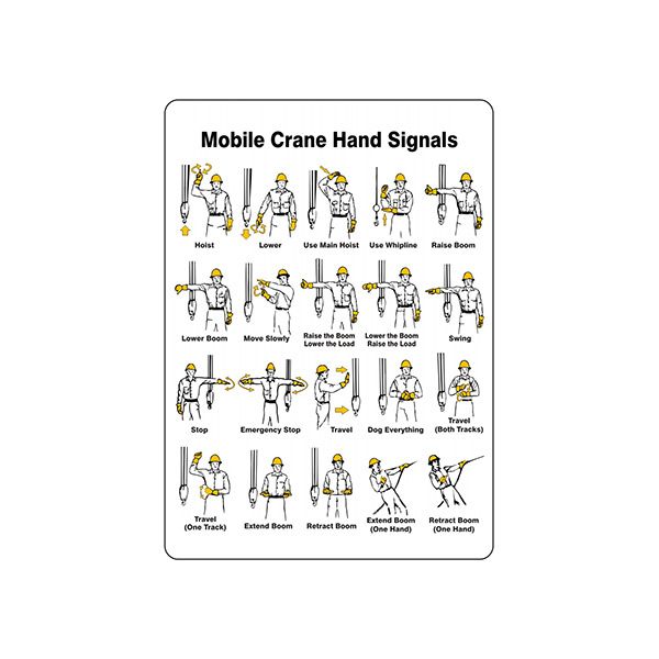 Standard Hand Signals  With Pictos sign - MC-214