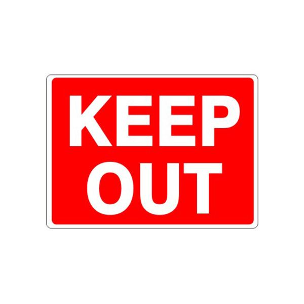 Keep Out sign - G-441121