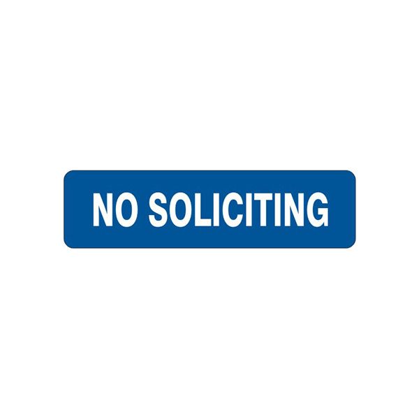 No Soliciting sign - G4-48991