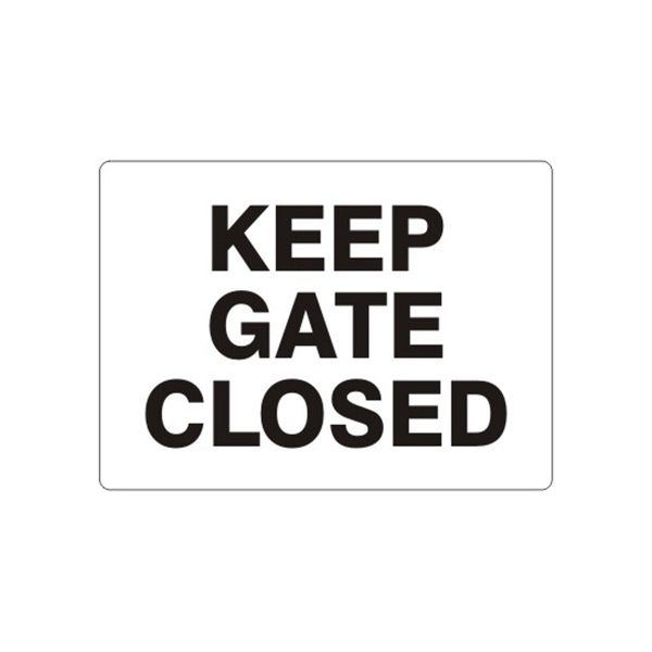 Keep Gate Closed Sign sign - G-440414