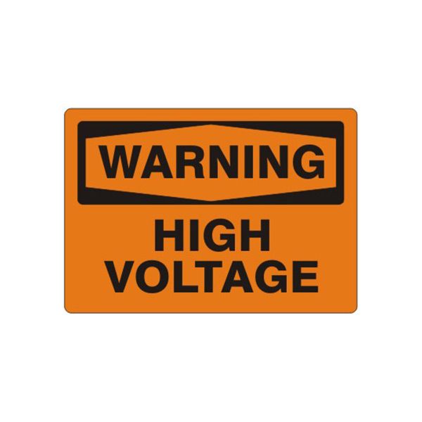 Warning: High Voltage - Warning Sign sign - W-966621