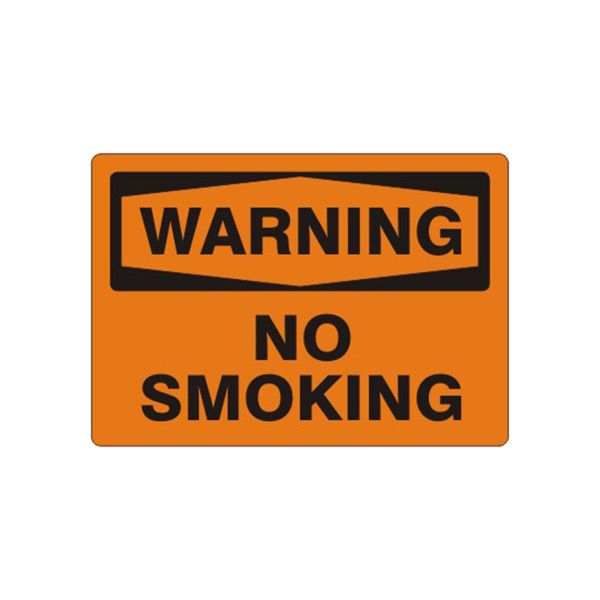 Warning: No Smoking - Warning Sign sign - W-966921