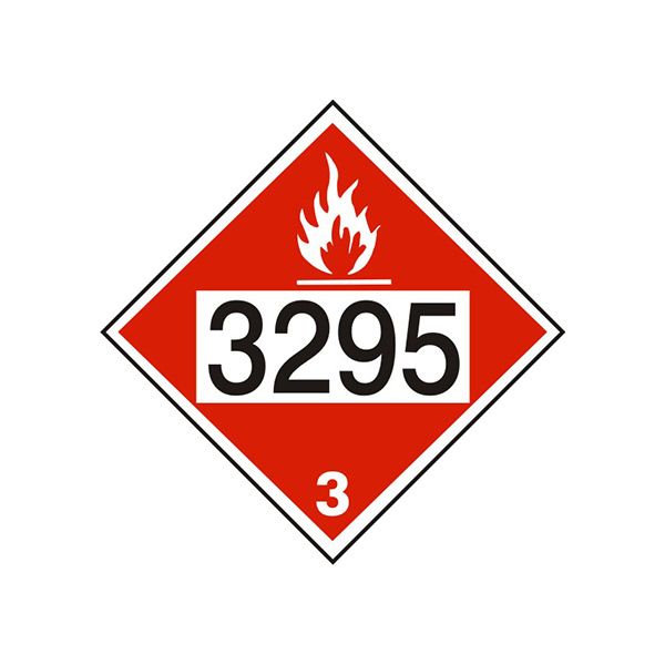3295 Hydrocarbons, Liquid - Class 3 Placard sign - DOT-32951