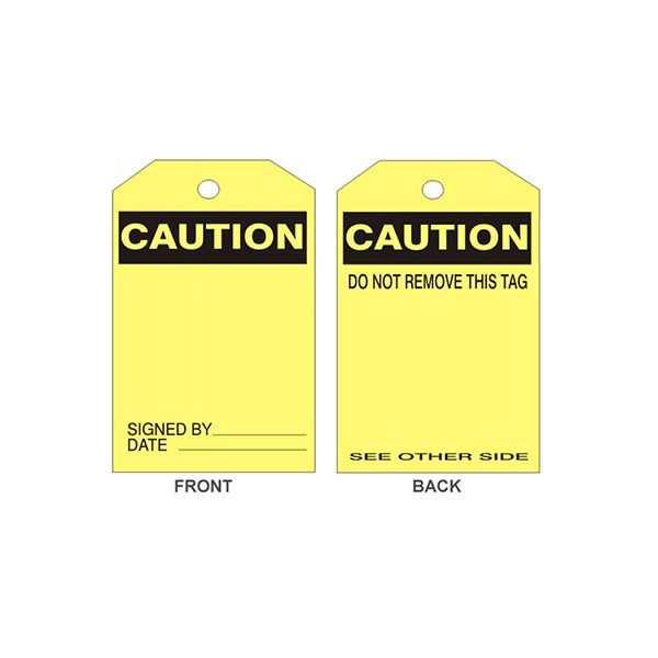 Caution Blank Tag - LT-301