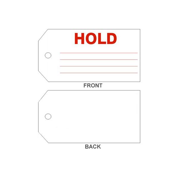 Hold Tags sign - LT-415
