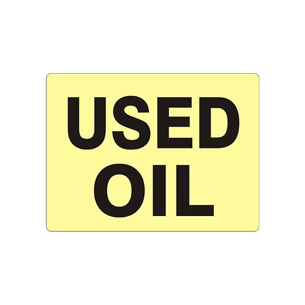 Used Oil sign - G-999114