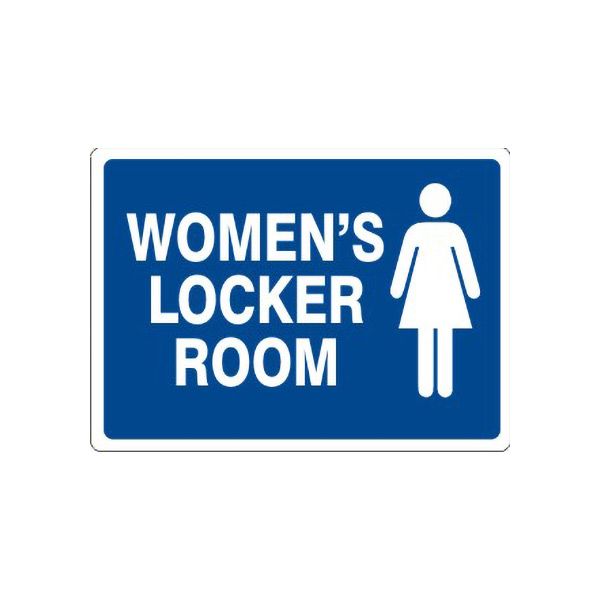 Women’S Locker Room With Woman Picto sign - G-992614