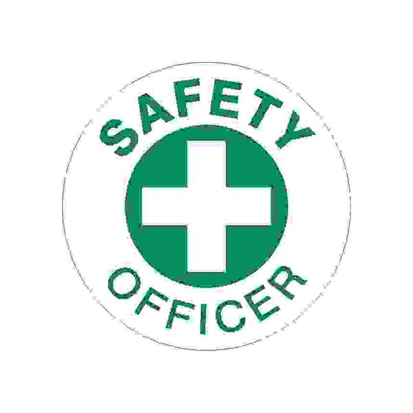 Safety Officer Cross Picto – Helmet / Hard Hat Markers - HM-142