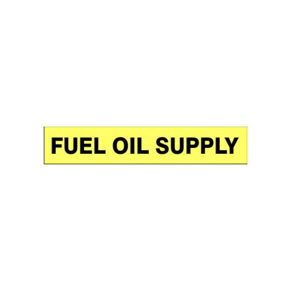 Fuel Oil Supply - Pipe Marker label - P-223-BPK