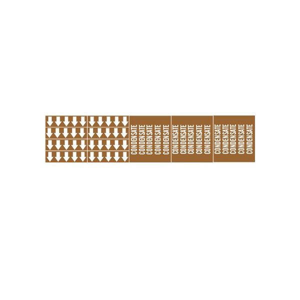 Condensate - Pipe Marker With Arrows sign - P-314-F