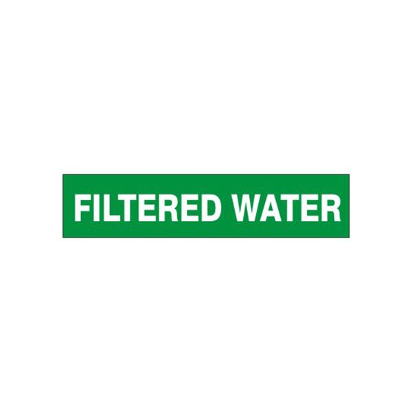 Filtered Water – Pipe Marker - P-053-A