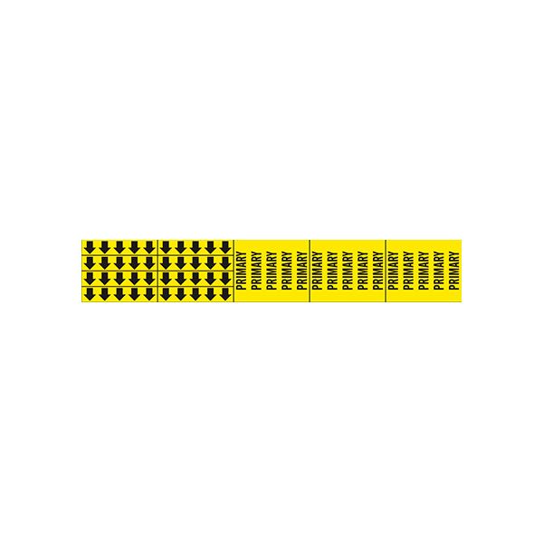 Primary - Pipe Marker With Arrows sign - P-110-F