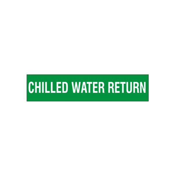 Chilled Water Return – Pipe Marker - P-989-A