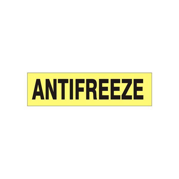 Antifreeze Pressure Sensitive Decal - PD-0014