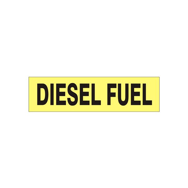 Diesel Fuel Pressure Sensitive Decal - PD-1136