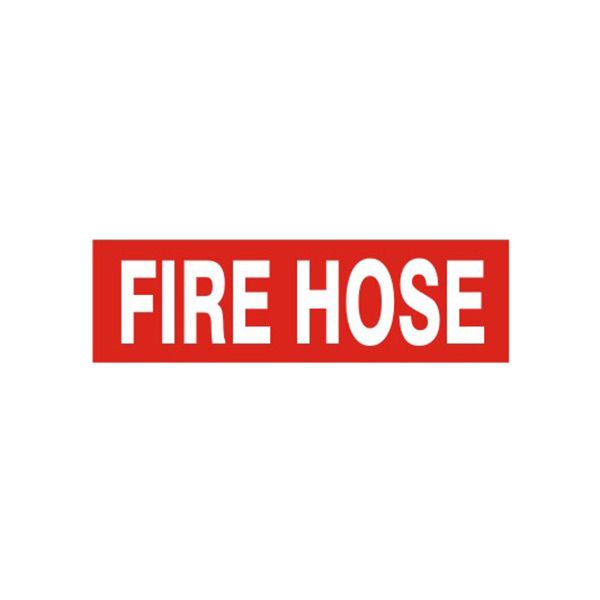Fire Hose Pressure Sensitive Decal - PD-2651