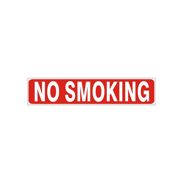 No Smoking Pressure Sensitive Decal sign - PD-4857