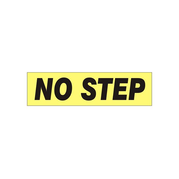 No Step Pressure Sensitive Decal - PD-6010