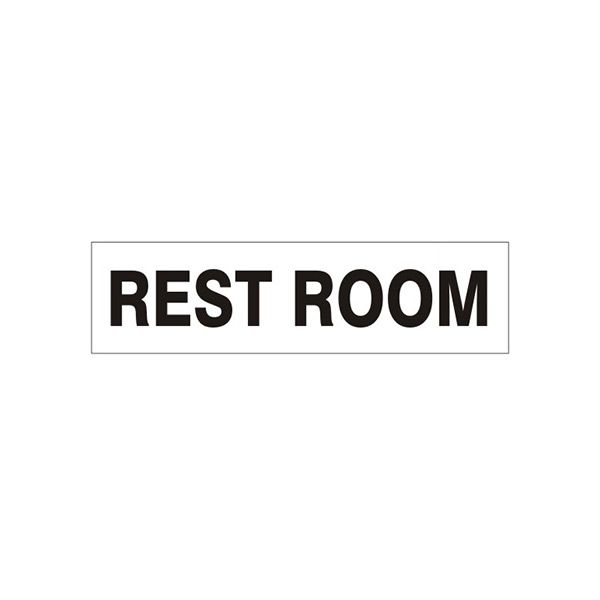 Rest Room Pressure Sensitive Decal - PD-6639