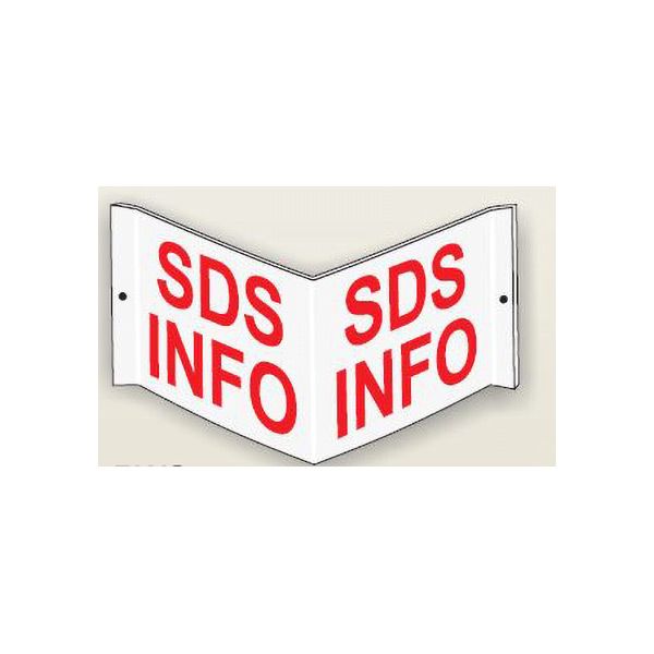 Three dimensional Sds Info Projecting Wall sign - PWS-90