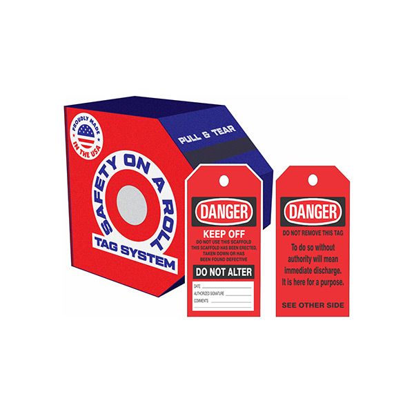 Danger Scaffold Tags - RT1-714
