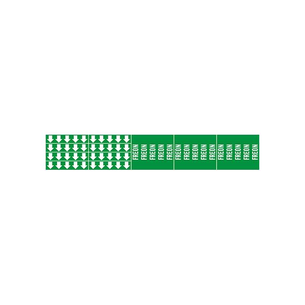 Freon - Pipe Marker With Arrows sign - P-058-F