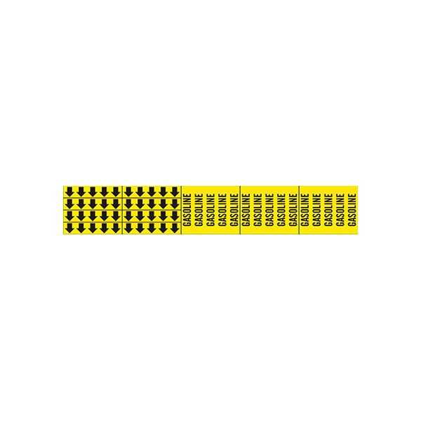 Gasoline - Pipe Marker With Arrows sign - P-062-F