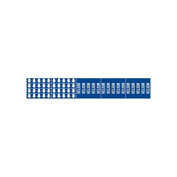 Helium - Pipe Marker With Arrows sign - P-067-F