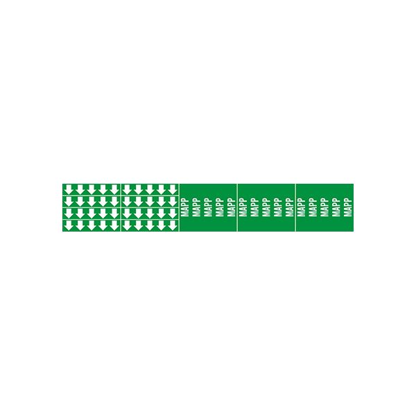 Mapp - Pipe Marker With Arrows sign - P-096-F