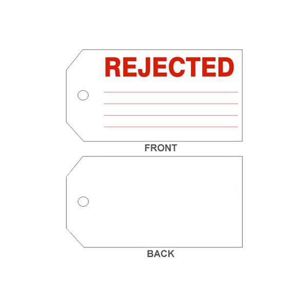 Rejected Tags, Tagboard, 6.125X3