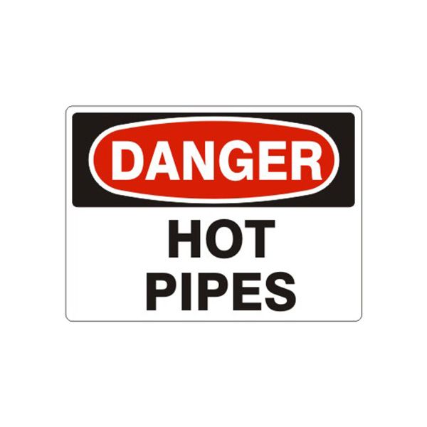 Danger: Hot Pipes, Plastic (.040), 7X10