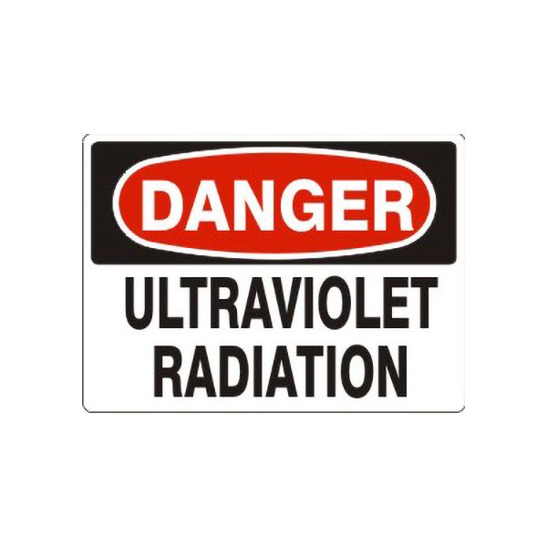 Danger: Ultraviolet Radiation, Plastic (.040), 10X14