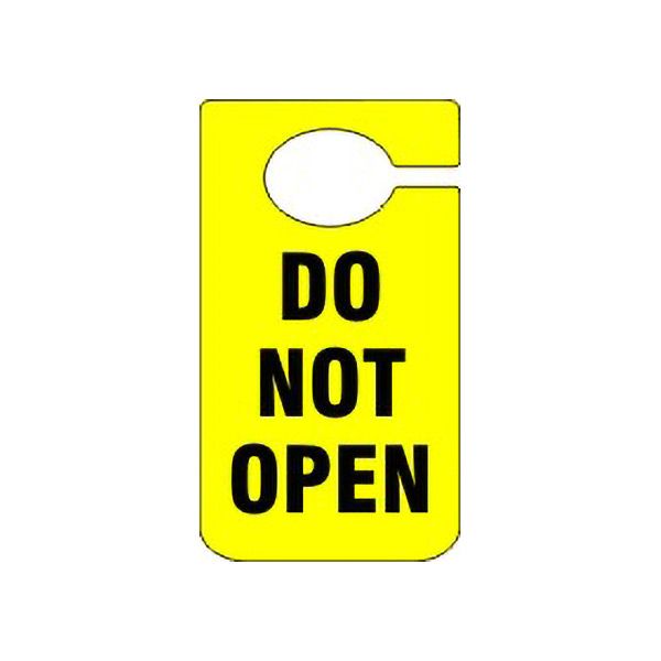 Door Knob Hanger Do Not Open, Tagboard, 5X3
