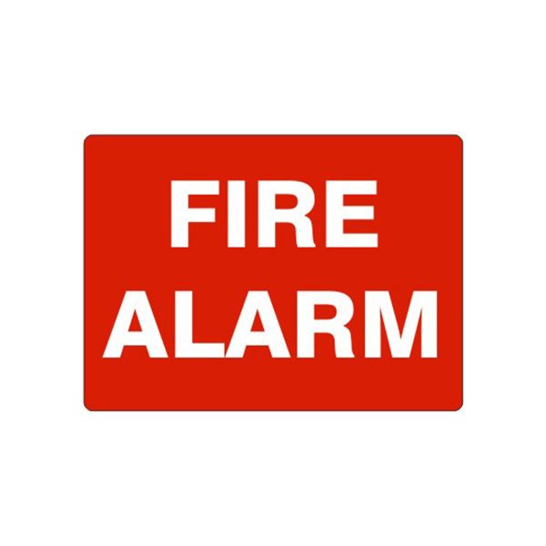 Fire Alarm, Plastic (.040), 7X10