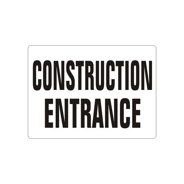 Construction Entrance, Plastic (.040), 7X10