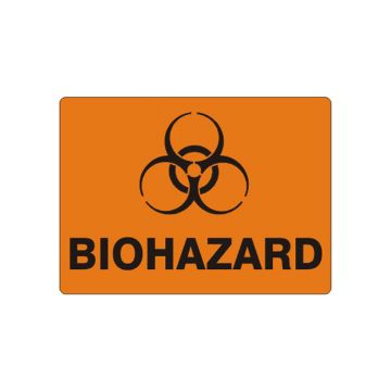 Biohazard Biohazard Symbol sign - G-050741 Biohazard Biohazard Symbol sign, Aluminum (.040), 14X20