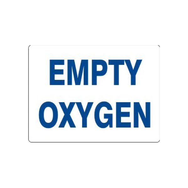 Empty Oxygen, Plastic (.040), 7X10
