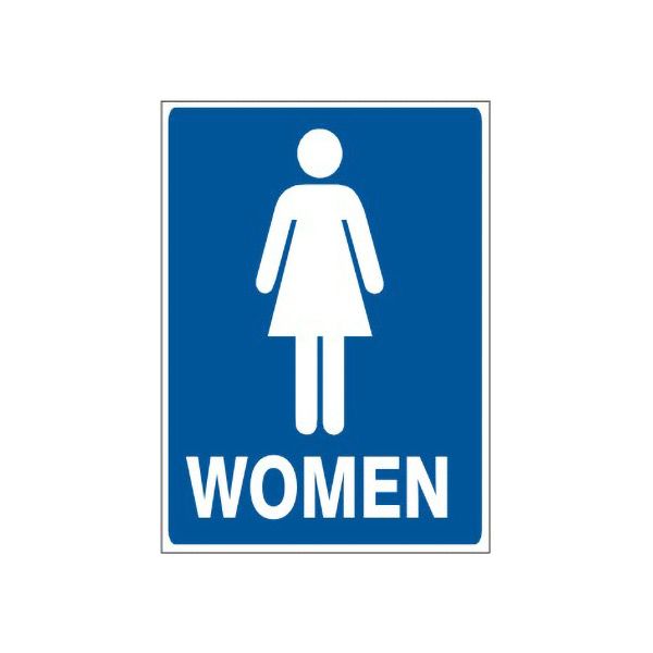 Women With Woman Picto, Plastic (.040), 14X20