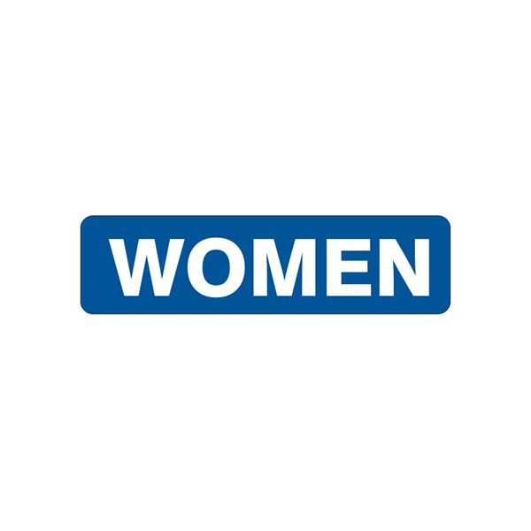 Women sign, Adhesive Vinyl, 4X20