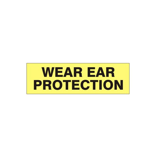 Wear Eye Protection Pressure Sensitive Decal