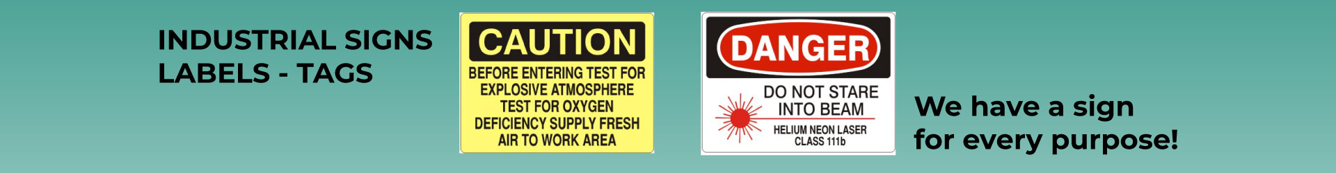Industrial Safety Signs